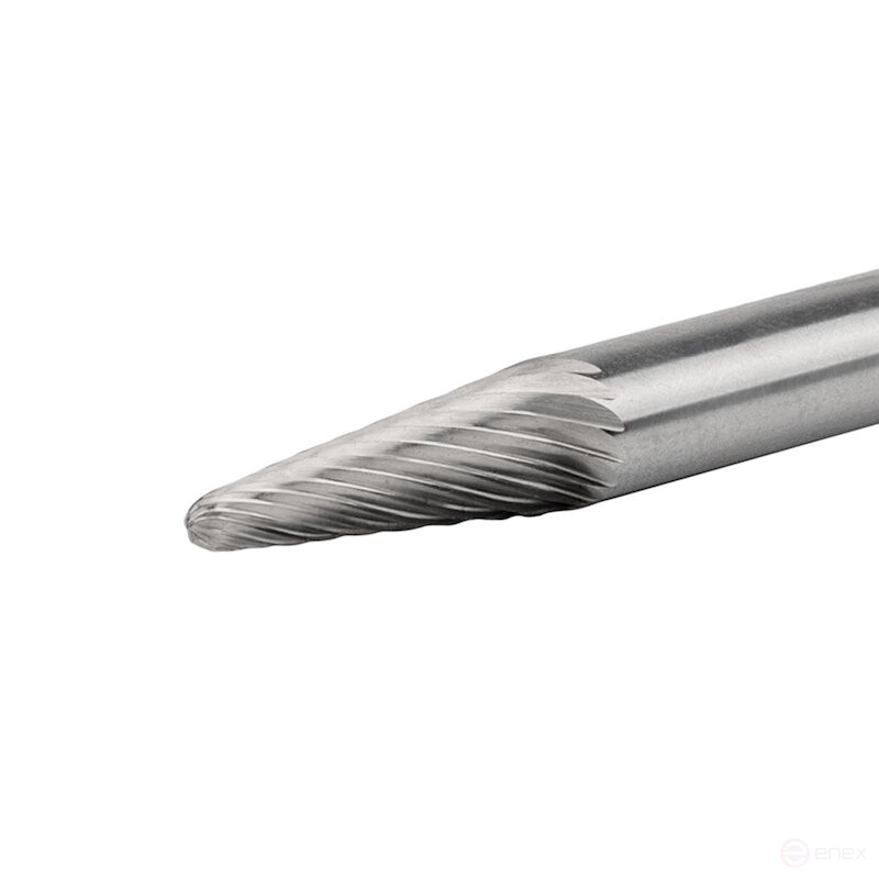 Борфреза твердосплавная NORGAU Industrial коническая 6 мм, 14°, форма L, SCM
