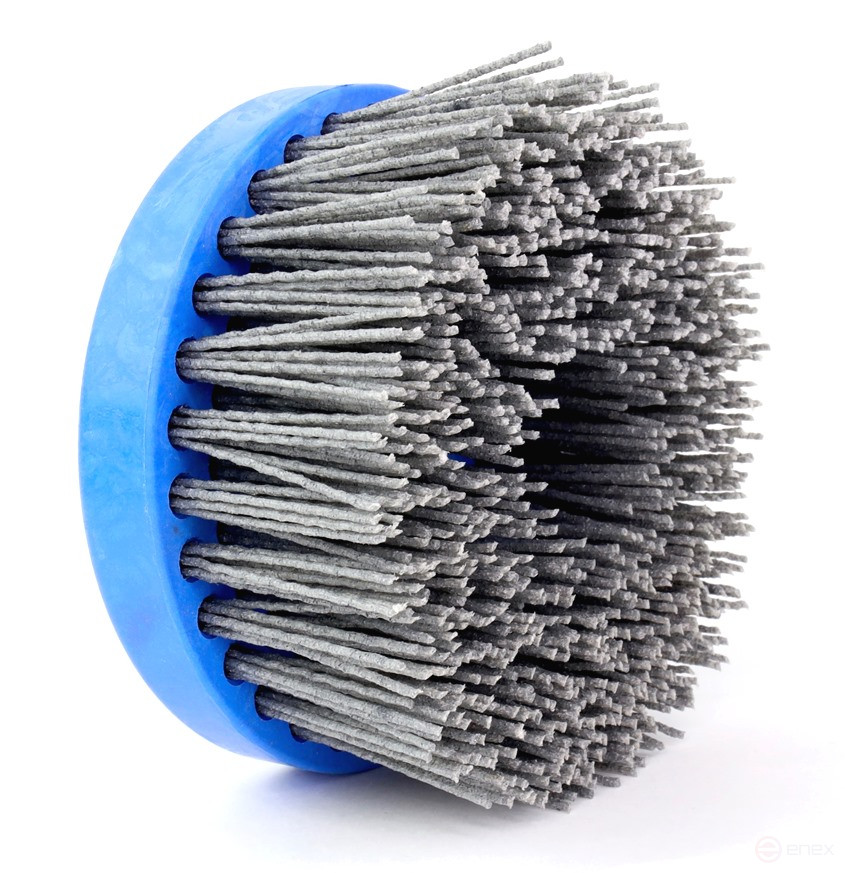 Щетка чашечная Д130*70*M14, ворс полимер-абразив P60 по дереву для УПМ УШМ (болгарка) (1-017)