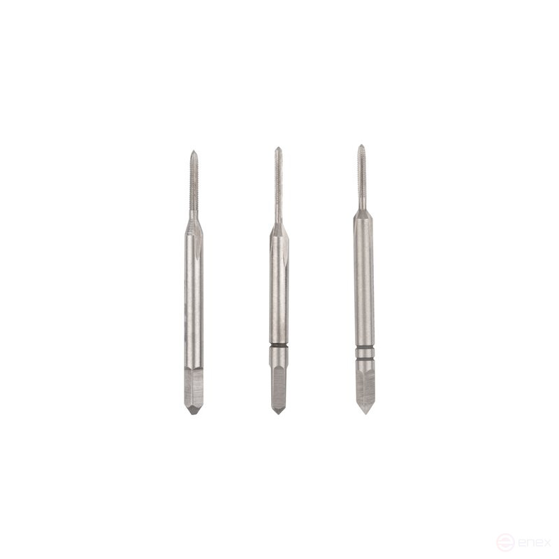 Комплект ручных метчиков NORGAU Industrial M1.2, HSS, 3 предмета