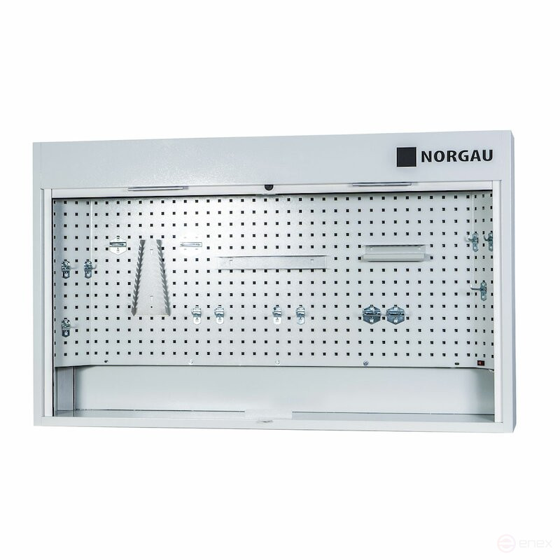 Tool panel NORGAU Industrial with blinds 1500x900x210 mm, NR1500L, RAL 7035