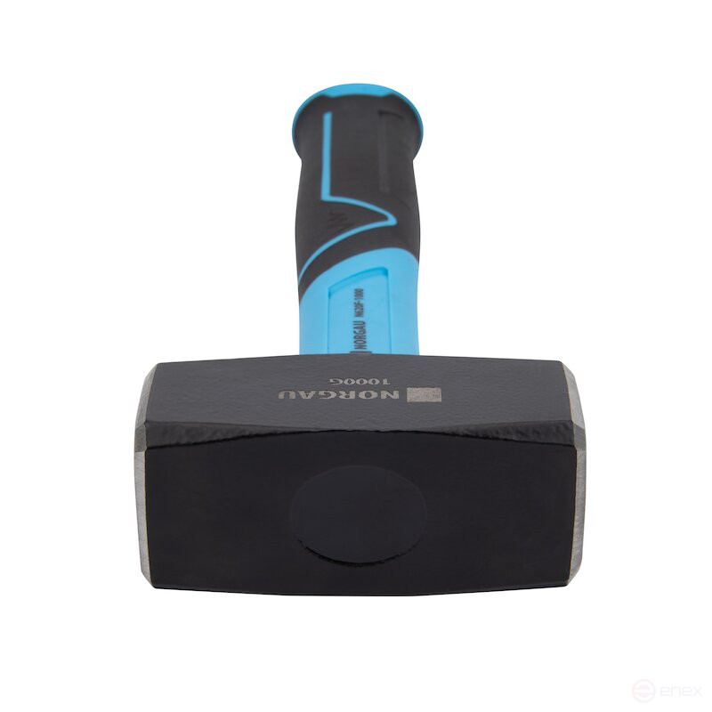 NORGAU Industrial sledgehammer with 1000 g fibreglass handle, N620F-1000