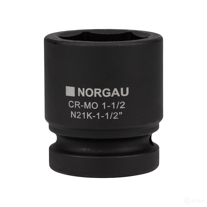 Головка торцевая ударная NORGAU Industrial шестигранная дюймовая 1", 1.1/2", N21K-1.1/2