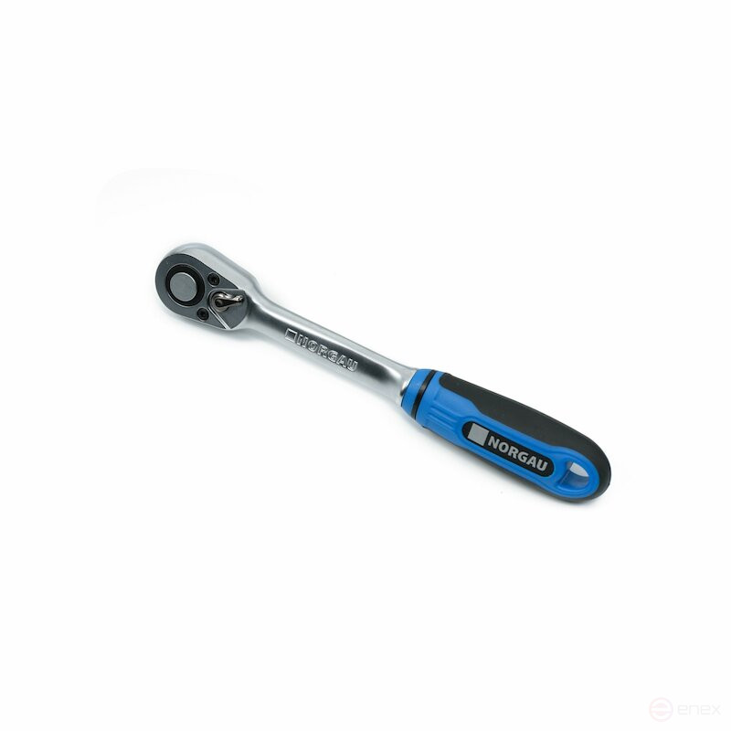 Набор двеннадцатигранных торцевых головок с аксессуарами NORGAU Industrial 1/2", 24 предмета, ND19 в металлическом ящике