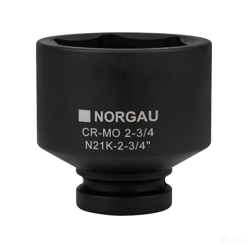 Головка торцевая ударная NORGAU Industrial шестигранная дюймовая 1", 2.3/4", N21K-2.3/4