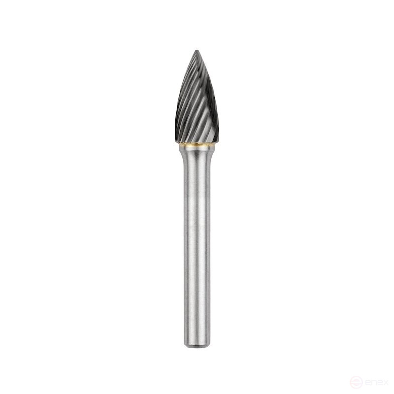 Борфреза твердосплавная NORGAU Industrial параболическая 10 мм, форма G, SCM