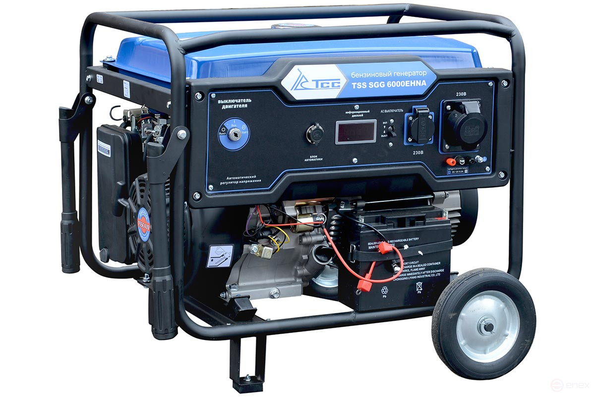 Gasoline generator 6 kw TSS SGG 6000EHNA with AVR
