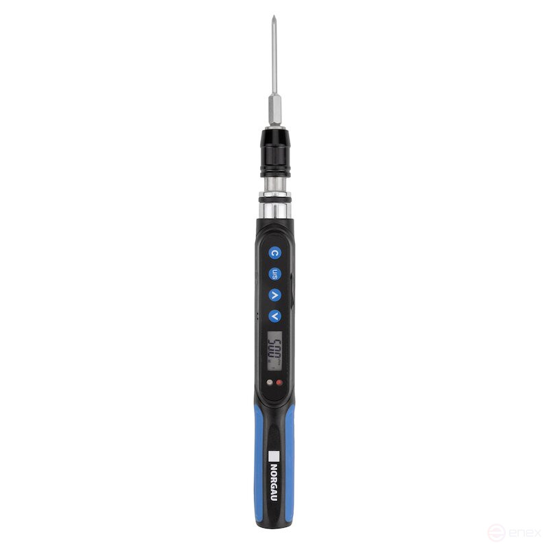 Отвертка динамометрическая NORGAU Industrial, 5-50 сНм электронная, NSЕ11-05Н