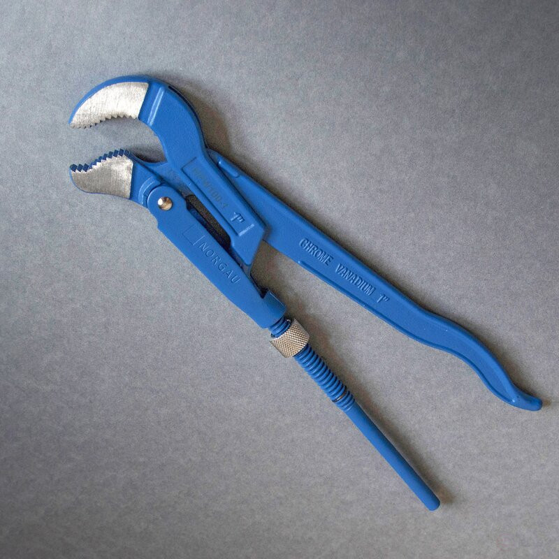 Pipe wrench NORGAU Industrial S-shaped 1", NPW100-1