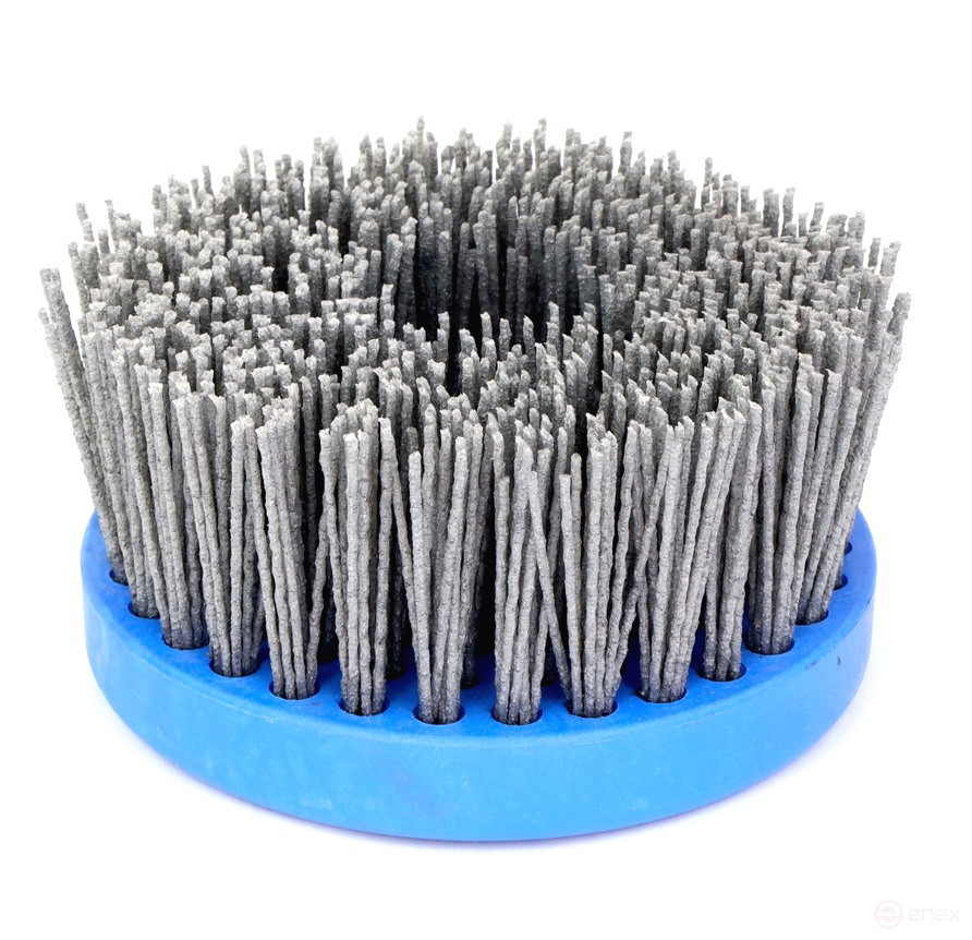 Щетка чашечная Д130*70*M14, ворс полимер-абразив P60 по дереву для УПМ УШМ (болгарка) (1-017)