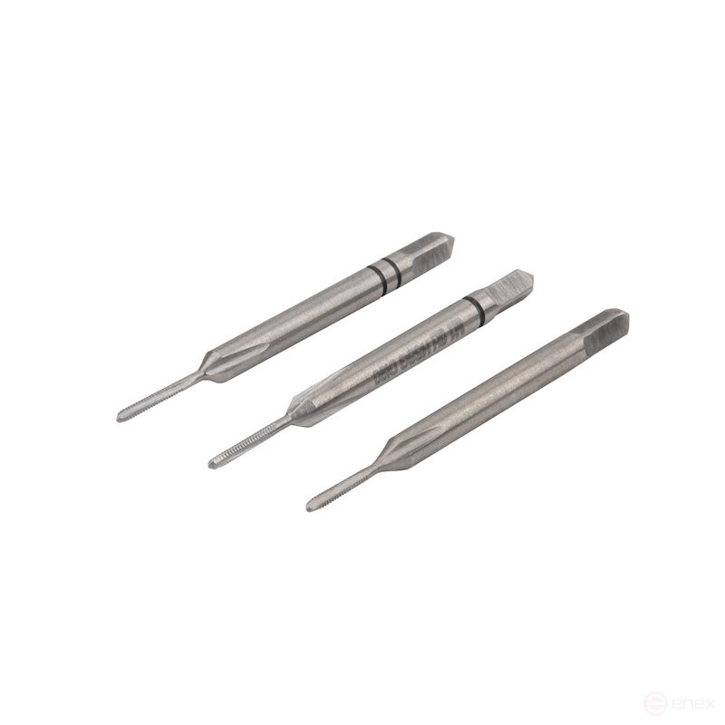 Комплект ручных метчиков NORGAU Industrial M1, HSS, 3 предмета
