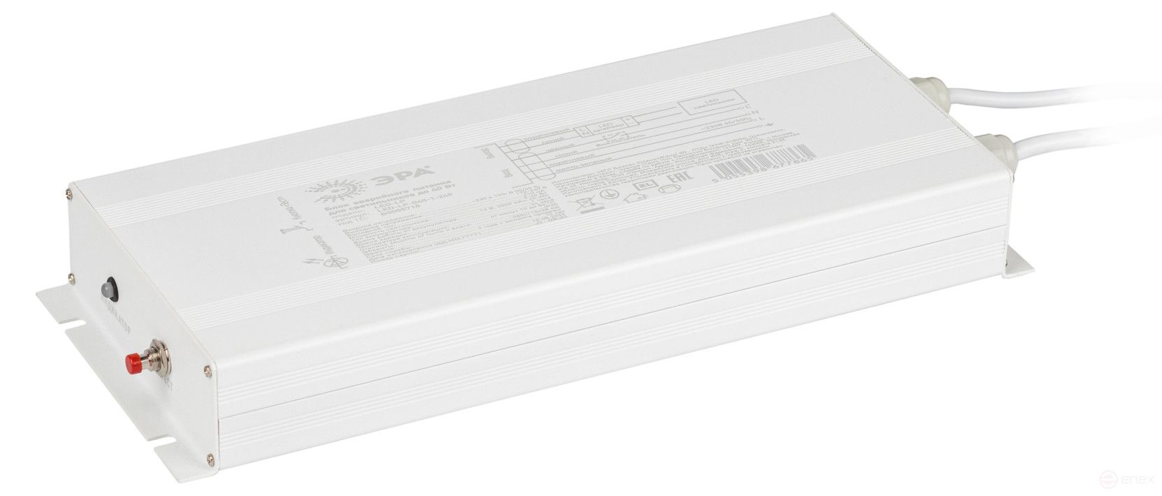 БАП для светильников ЭРА LED-LP-E040-1-240 универсальный до 40Вт 1час IP20
