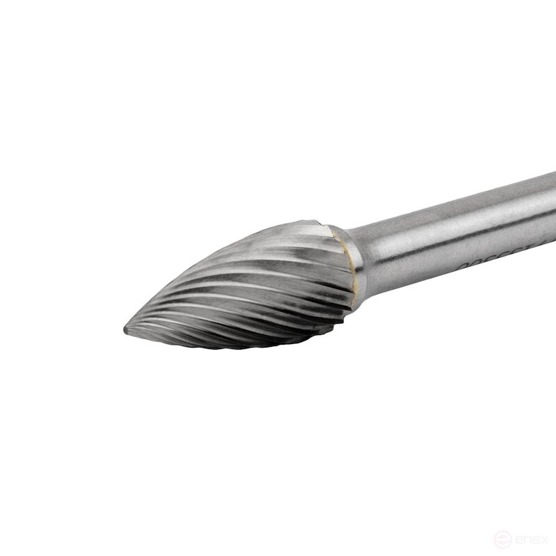 Борфреза твердосплавная NORGAU Industrial параболическая 10 мм, форма G, SCM