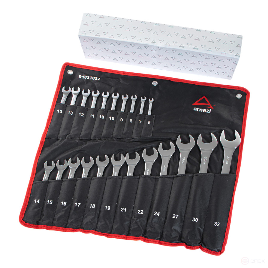 Combination key set 22 pr. in a bag (6-32mm) ARNEZI R1031022