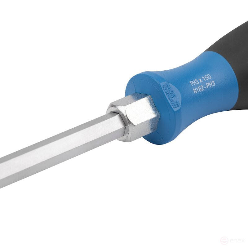 Отвертка крестовая усиленная NORGAU Industrial Phillips PH3x150, N162