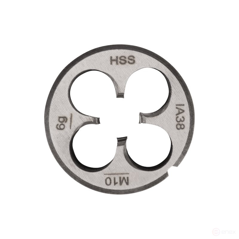 Плашка NORGAU Industrial по металлу M10х1.5 мм, HSS