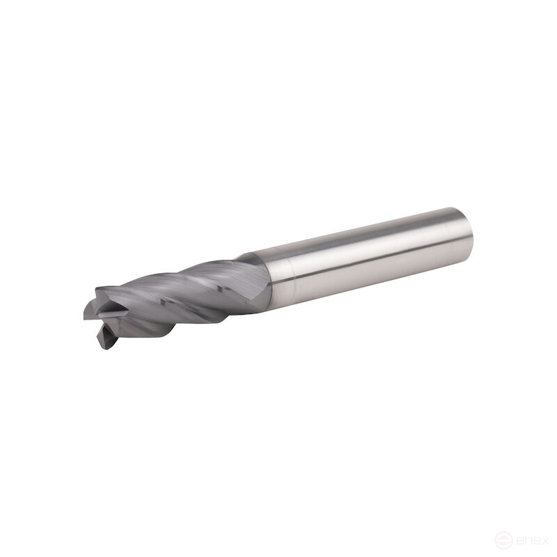 Фреза концевая радиусная NORGAU Industrial по металлу 10 мм, R0.5, Z4, VHM/TIALN