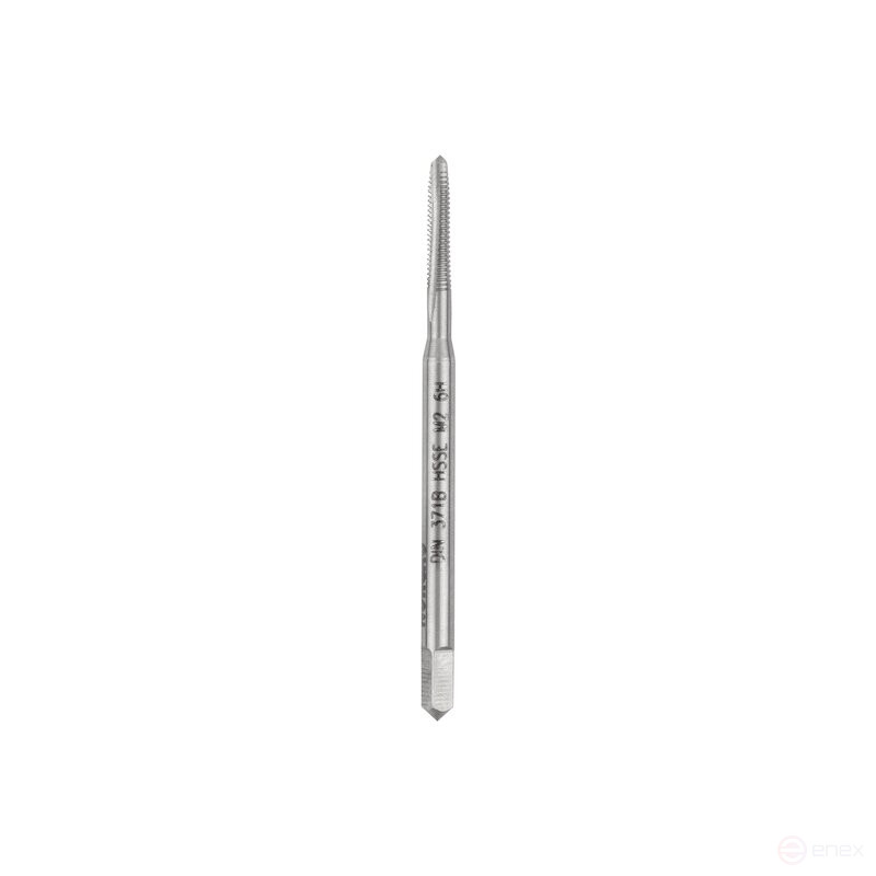 Machine tap NORGAU Industrial for through holes M2, form B, HSS-E