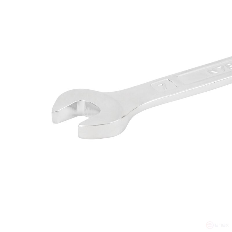 Ключ гаечный комбинированный NORGAU Industrial изогнутый 7 мм, N7B-7