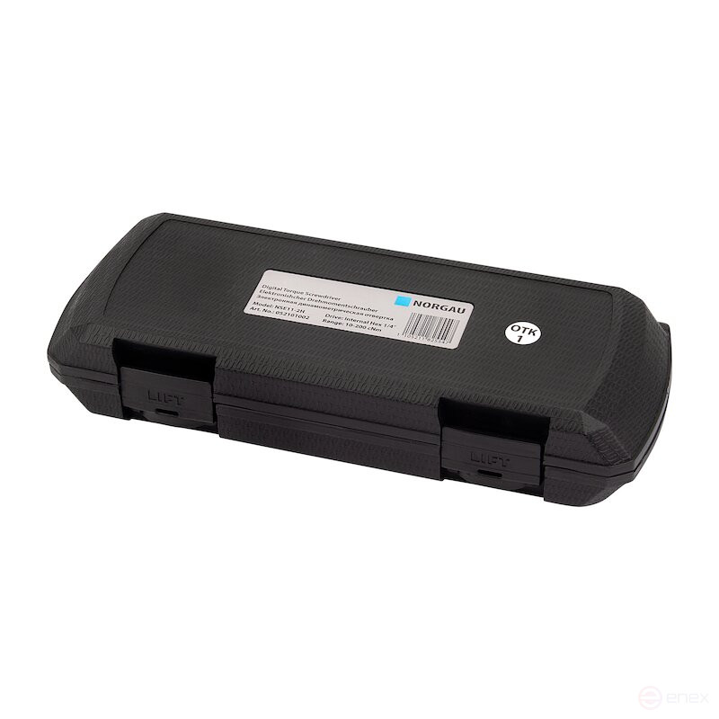 Отвертка динамометрическая NORGAU Industrial, 10-200 сНм электронная, NSЕ11-2H