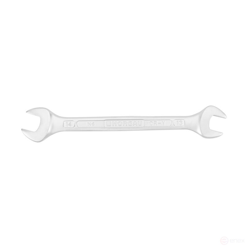 Ключ гаечный рожковый NORGAU Industrial двусторонний, 13х14 мм, N6-13х14