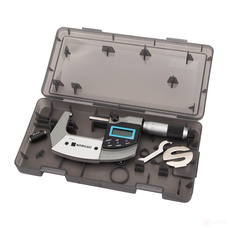 NORGAU Industrial Digital micrometer 25-50 mm, NMD-265D