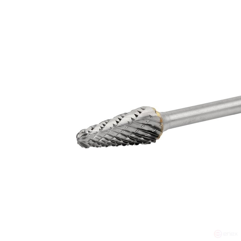 Борфреза твердосплавная NORGAU Industrial коническая 6.3 мм, 14°, форма L, DCM