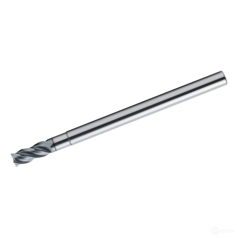 Carbide end mill NORGAU Industrial elongated 6 mm, Z4, VHM/AlCrSiN