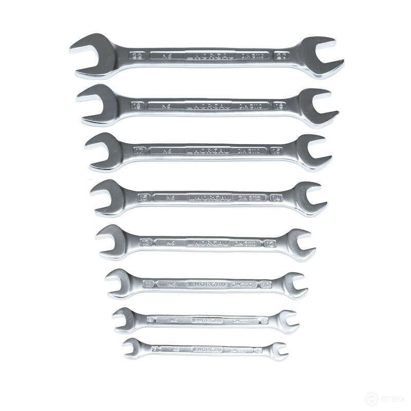 NORGAU Industrial 8-piece Double-sided wrench set, N6-008