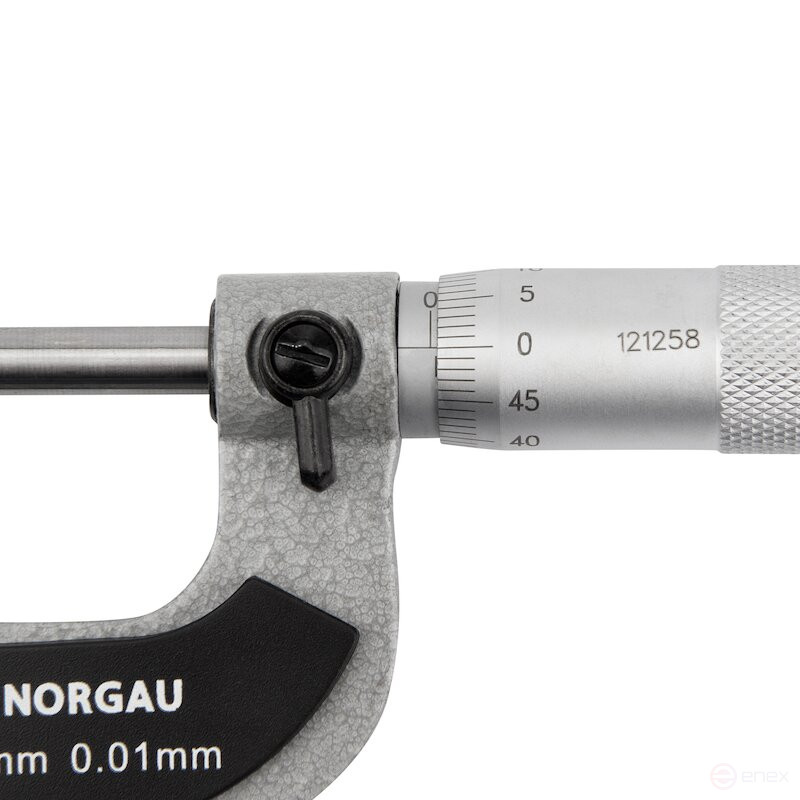 Микрометр гладкий NORGAU Industrial 0-25 мм, NM-25