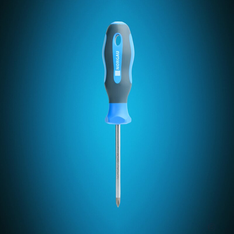 Отвертка крестовая NORGAU Industrial Phillips PH1х80 мм, N161