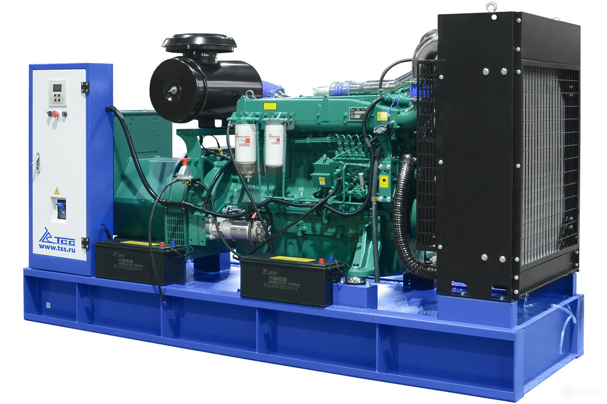 Diesel generator TSS AD-200S-T400-1RPM5 PROF in a weatherproof casing