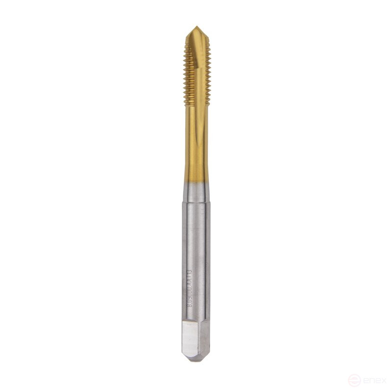 Метчик машинный NORGAU Industrial для сквозных отверстий М8, форма B, HSS-E/TIN