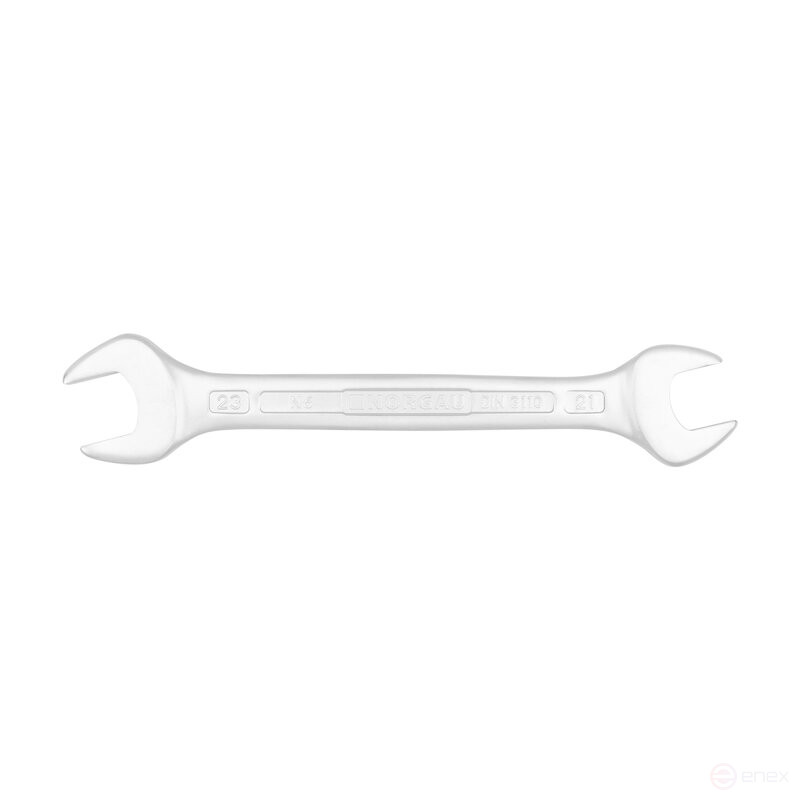 Ключ гаечный рожковый NORGAU Industrial двусторонний, 21х23 мм, N6-21х23