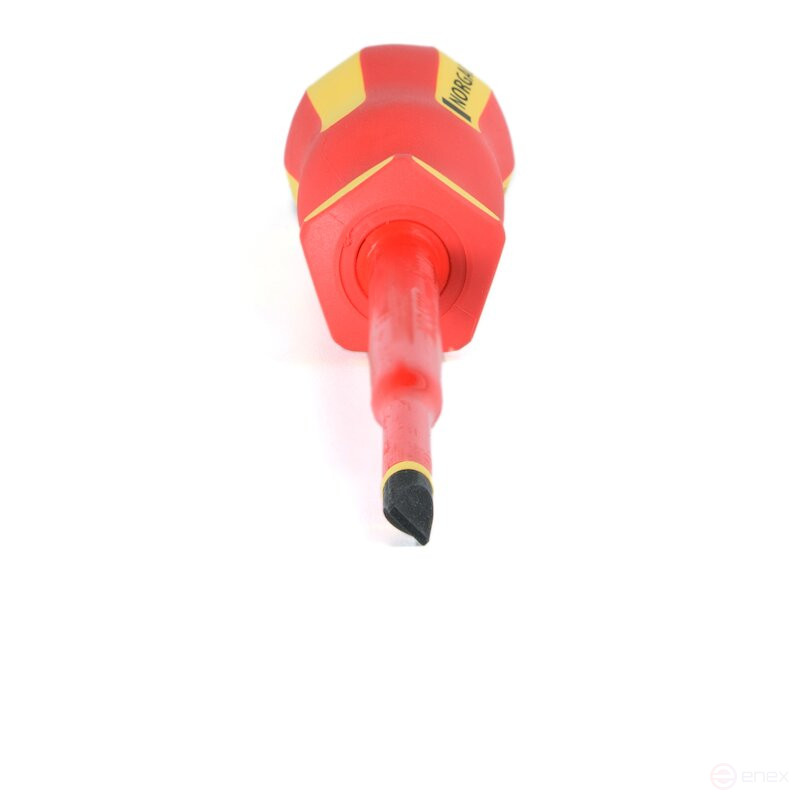 Dielectric slotted screwdriver NORGAU Industrial 5.5x125 mm, N172