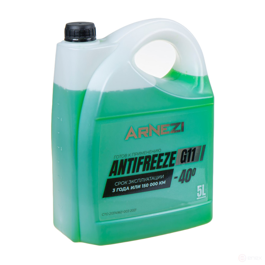 Antifreeze ARNEZI Green G11 ready -40 green 5 L N0001005