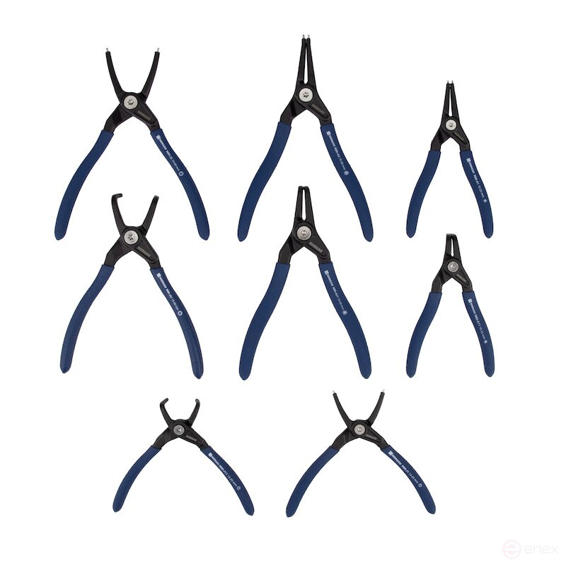 Set of locking ring pullers NORGAU Industrial NBS80-8, 8 items