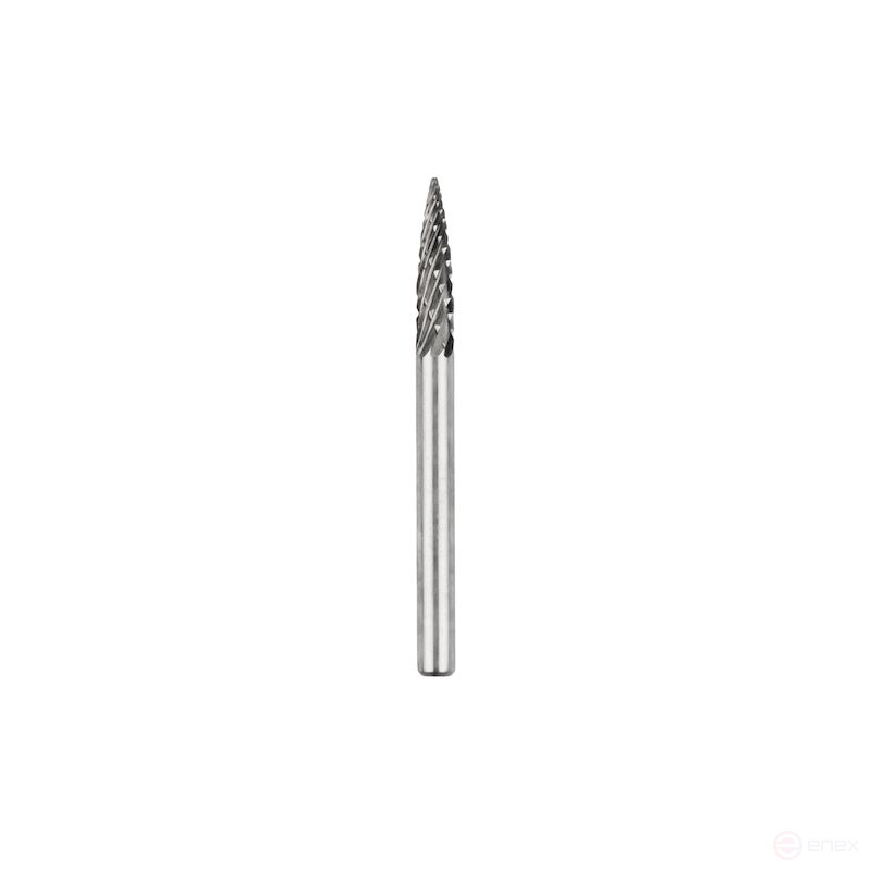 Борфреза твердосплавная NORGAU Industrial параболическая 3 мм, форма G, DCM