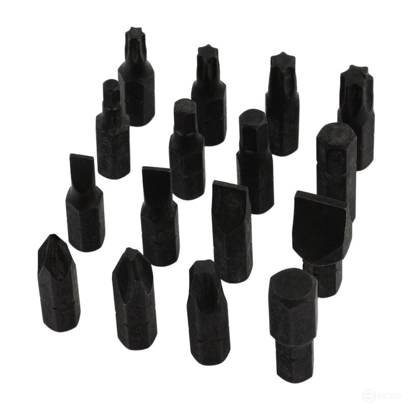 Отвертка ударная с набором бит NORGAU Industrial в ящике 18 предметов, NK1900-18