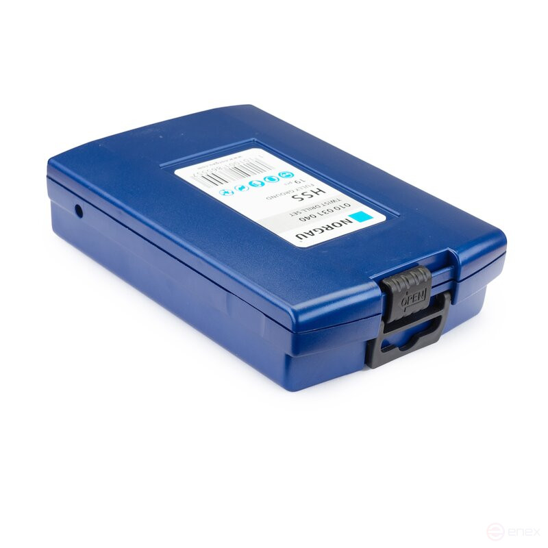 Набор сверл NORGAU Industrial по металлу в футляре 1-10 мм, 19 предметов, HSS/VAP