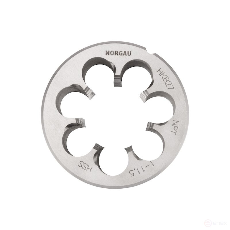 Плашка круглая NORGAU Industrial по металлу HSS NPT 1"x11,5 Form B