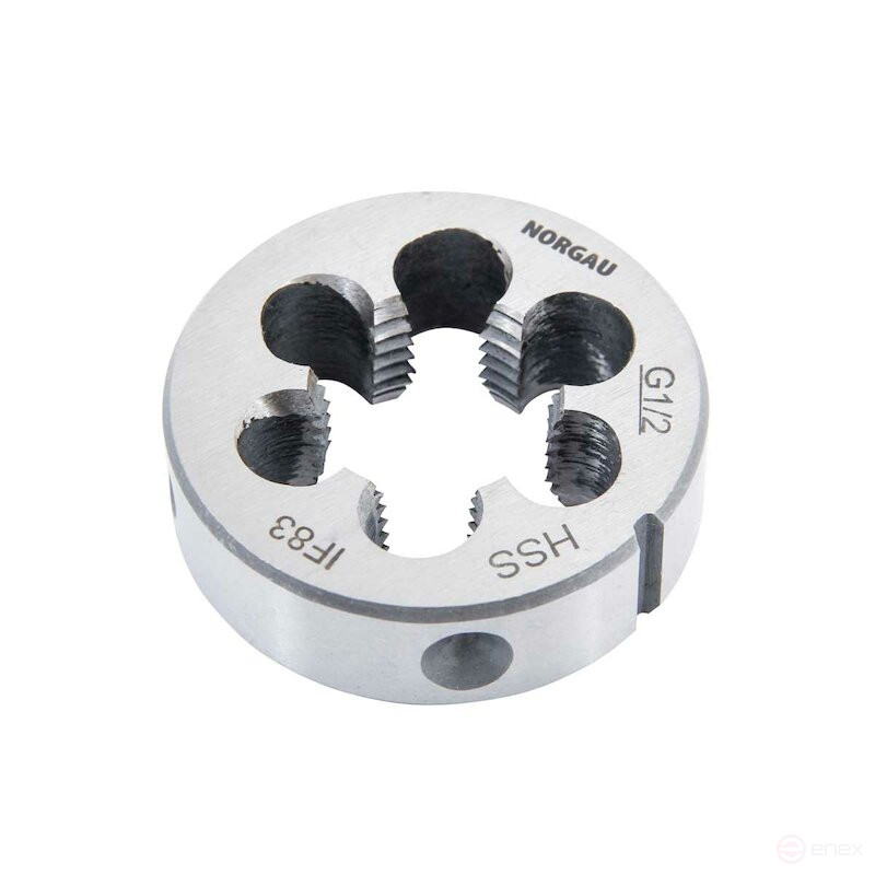 Плашка дюймовая NORGAU Industrial по металлу G 15/8, HSS