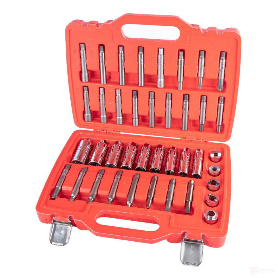 A set of pullers for the shock absorber strut 39 pr. universal Arnezi R7703116