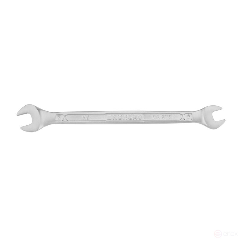 Ключ гаечный рожковый NORGAU Industrial двусторонний 6х7 мм, N6-6х7