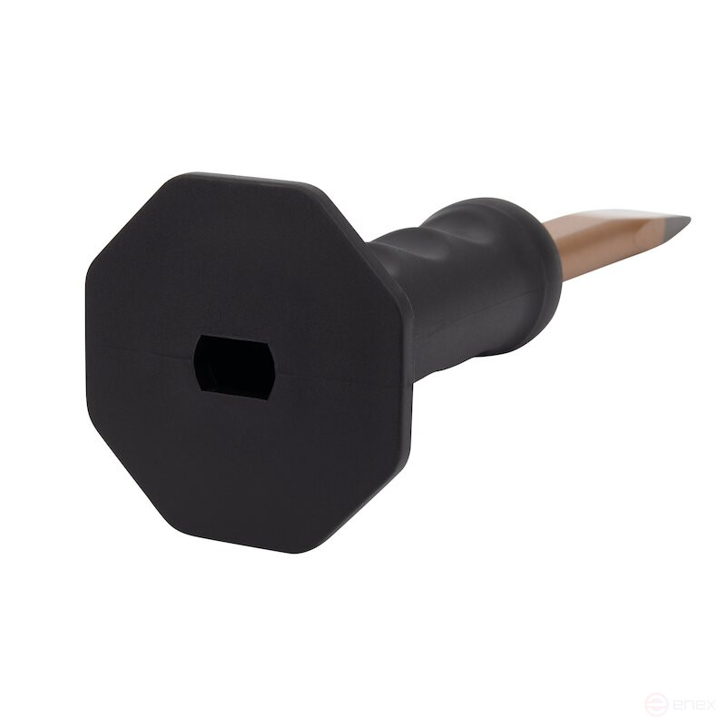 Зубило NORGAU Industrial с защитной рукояткой 21х175 мм, NHS95-21X175