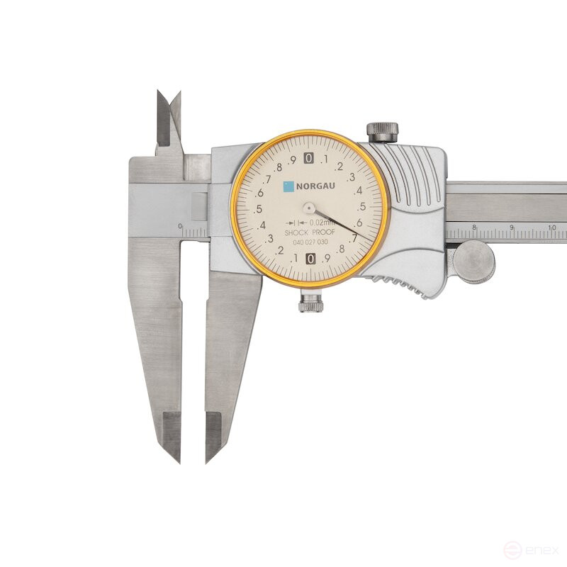 Штангенциркуль NORGAU Industrial с круговой шкалой 0-300 мм, NCR-3002