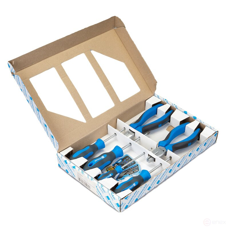 Набор инструментов NORGAU Industrial NPS-SET-PS2, 6 предметов