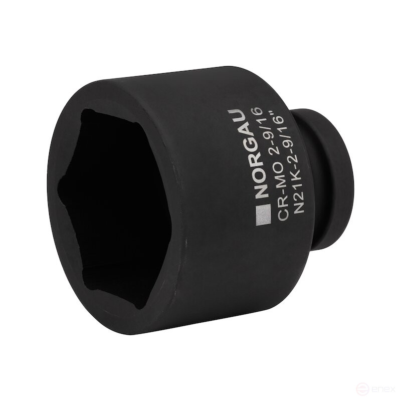 Головка торцевая ударная NORGAU Industrial шестигранная дюймовая 1", 2.9/16", N21K-2.9/16