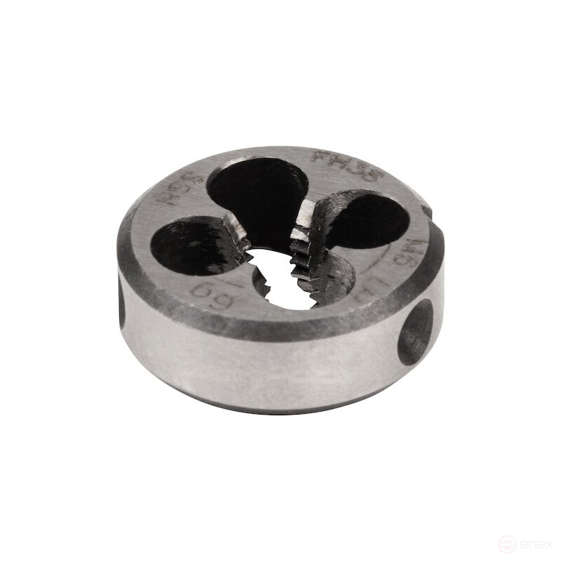 Плашка левого вращения NORGAU Industrial по металлу M6х1 мм, HSS