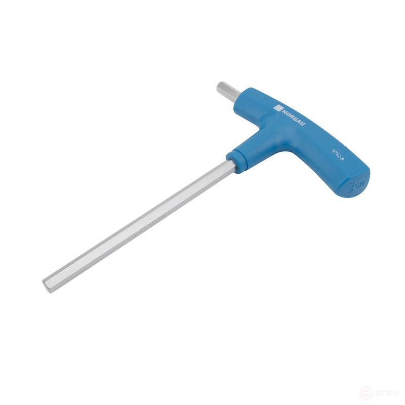 Ключ шестигранный NORGAU Industrial с Т-образной рукояткой 8 мм, NT42-8, SNCMV