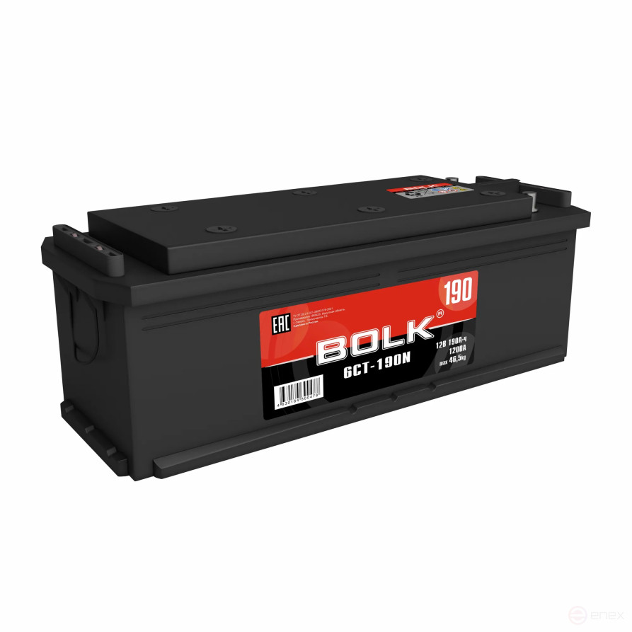 Аккумулятор BOLK Standart 190 А/ч R+(4) 514x218x210 B EN 1200 А